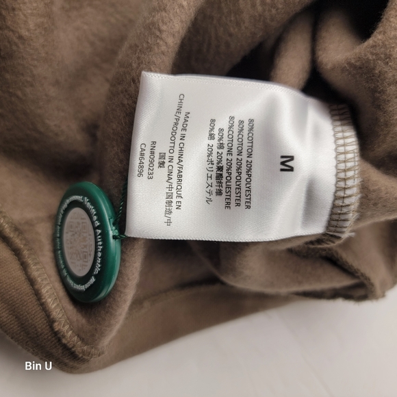 Essentials wood color loose fit crewneck sweater sweatshirt - Picture 4 of 8